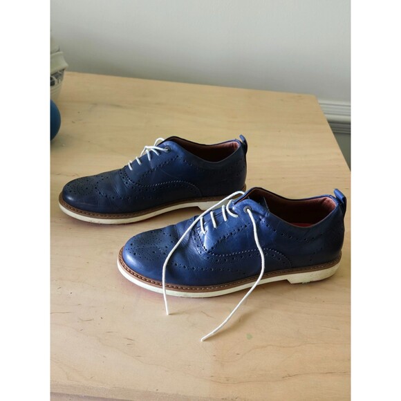 Duca Del Cosma Men’s Churchill Brogue Golf Shoes - Royal Blue - 9 US main image 10